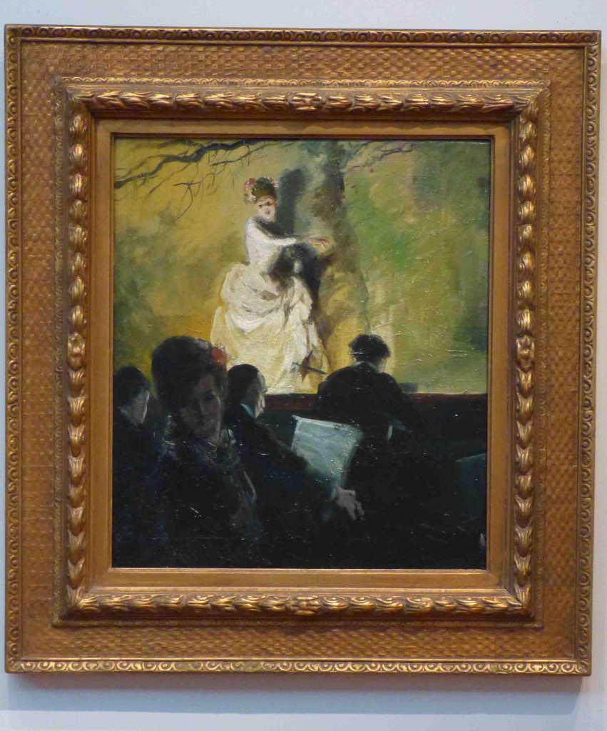 Everett Shinn  "Outdoor Stage, France" ca. 1905
